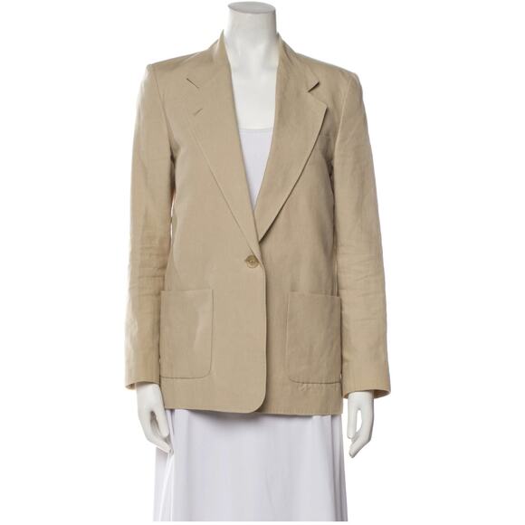 Acne Studios Linen Boxy Minimalist Blazer Womens Size 36 or US 6 - Picture 1 of 16